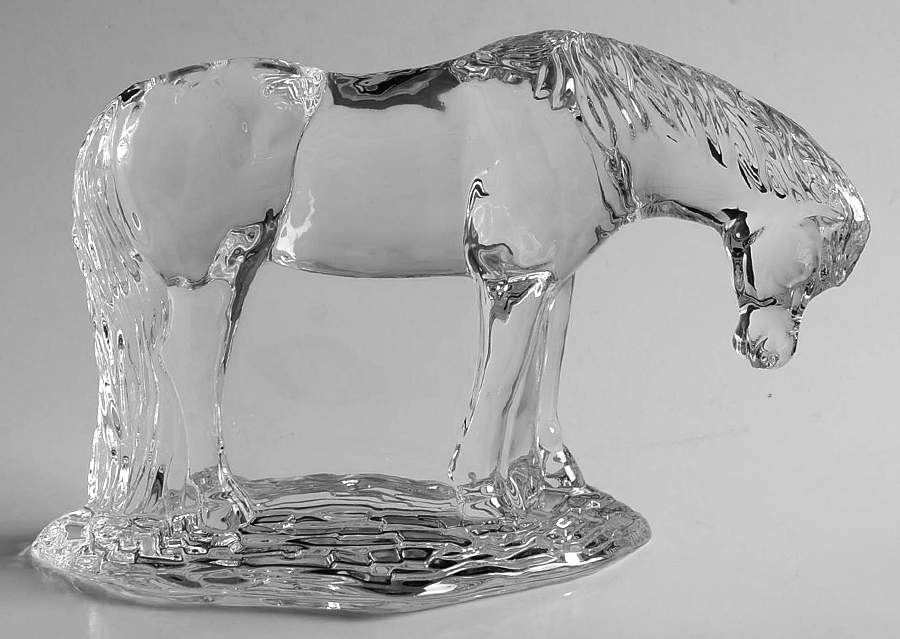 Waterford Crystal Figurine Mare/Mother Horse Only--W-7 1/4" - No Box by Waterford Crystal-1