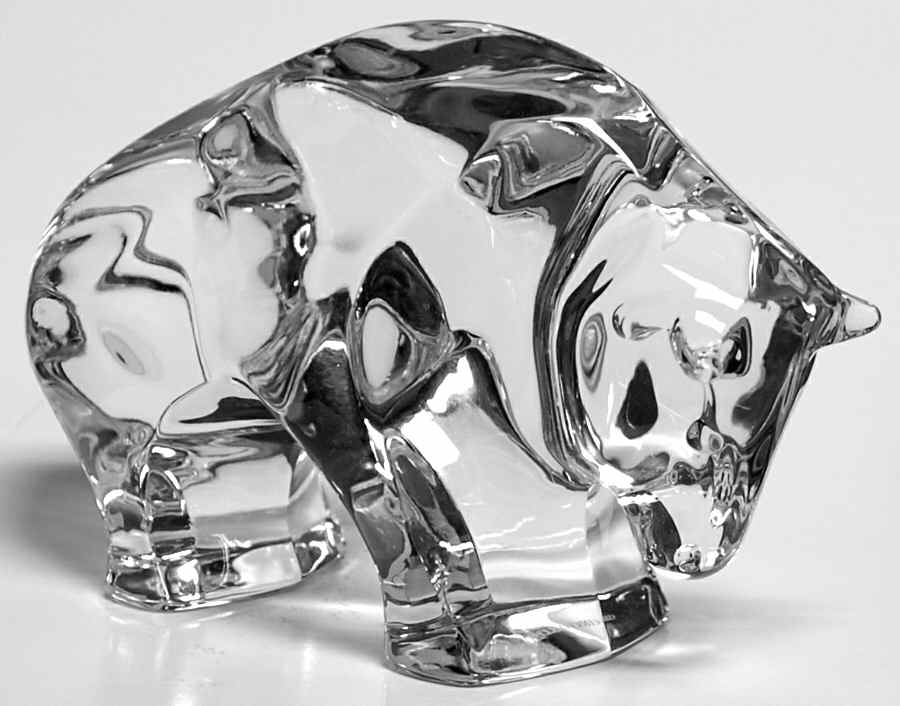 Waterford Crystal Figurine Bull - Boxed by Waterford Crystal-1