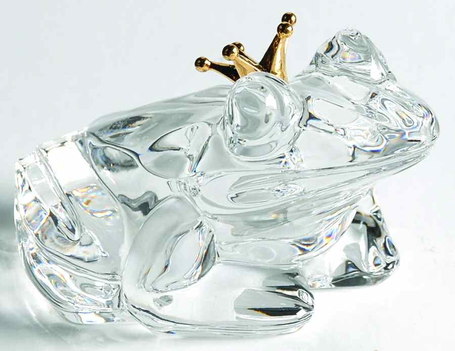 Waterford Crystal Figurine Frog Prince - No Box by Waterford Crystal-1