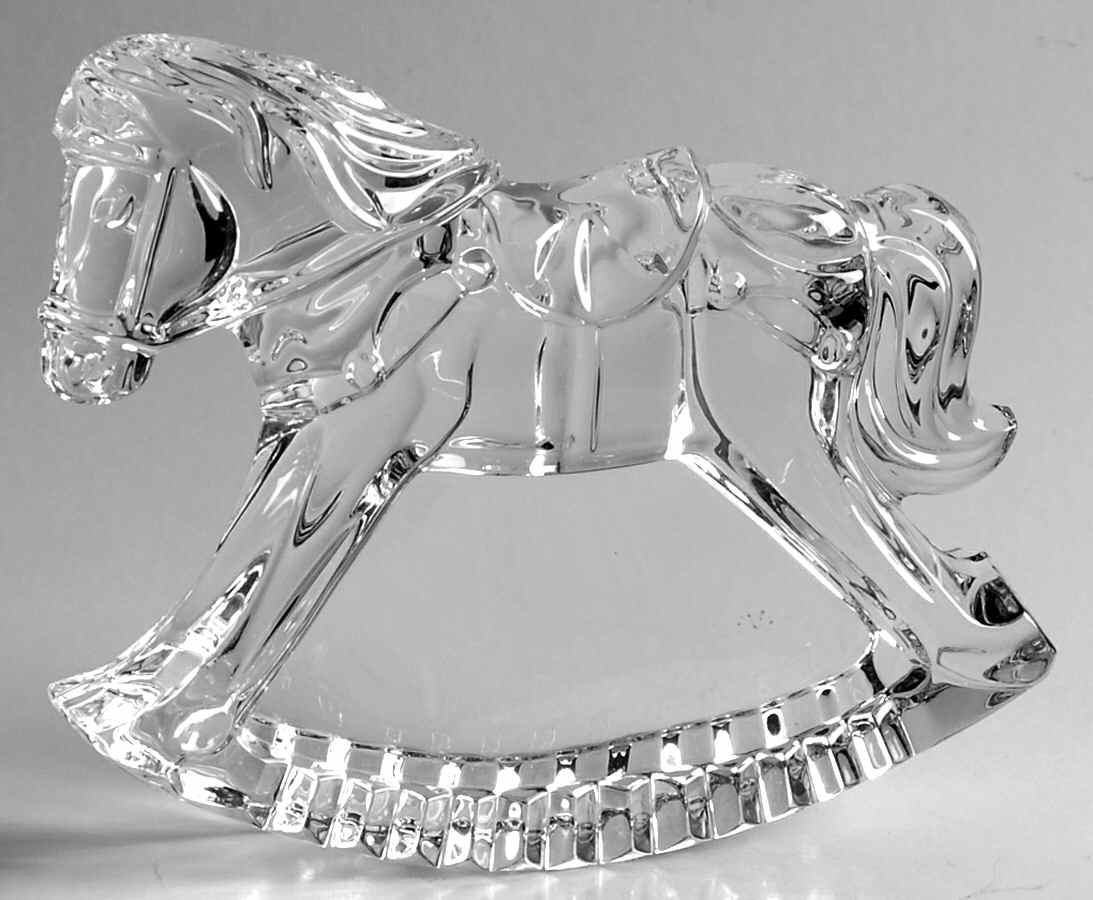 Waterford Crystal Figurine Rocking Horse - Boxed by Waterford Crystal-1