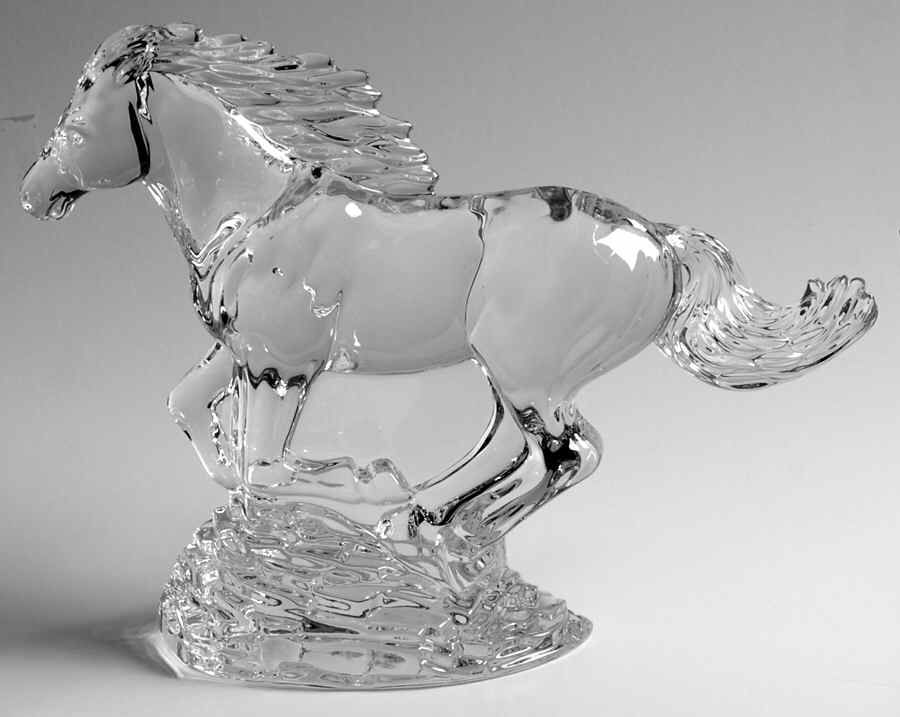Waterford Crystal Figurine Running Horse - Boxed by Waterford Crystal-1