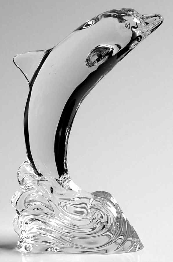 Waterford Crystal Figurine Dolphin - No Box by Waterford Crystal-1