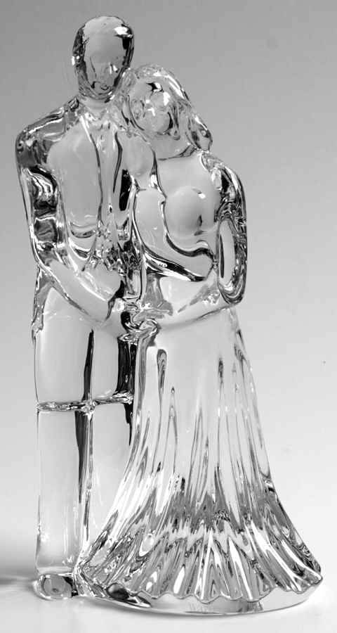 Waterford Crystal Figurine Wedding Couple - Boxed by Waterford Crystal-1