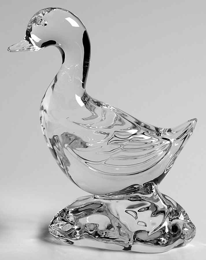 Waterford Crystal Figurine Goose - No Box by Waterford Crystal-1