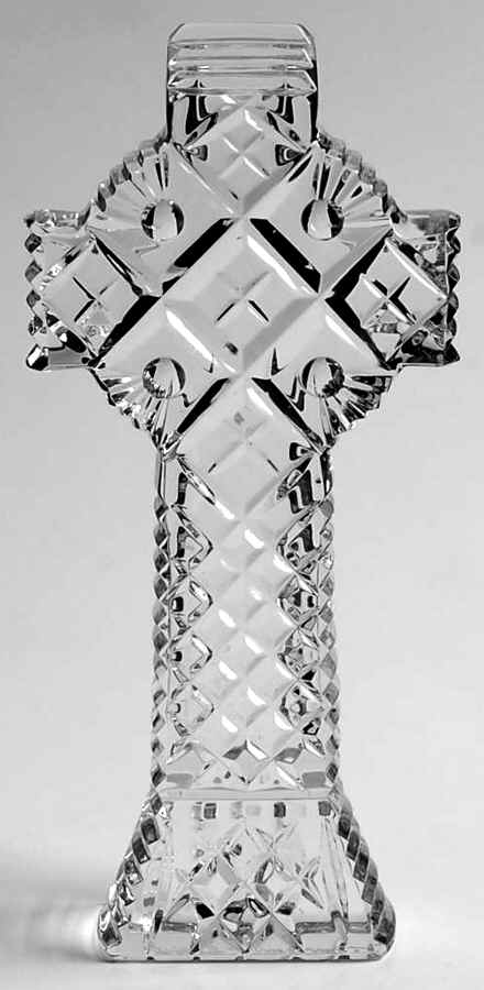 Waterford Crystal Figurine Irish Celtic Cross-Seahorse Mark - No Box by Waterford Crystal-1
