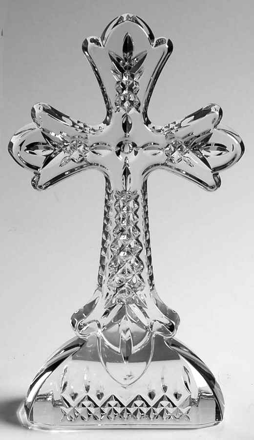 Waterford Crystal Figurine Standing Cross - Boxed by Waterford Crystal-1