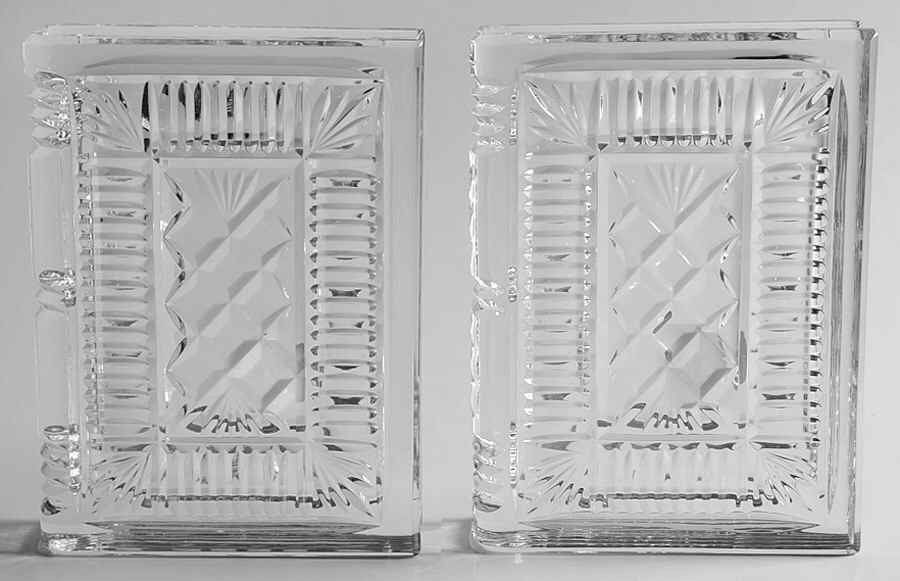 Waterford Crystal Figurine Walden Bookends-Boxed Pair - Boxed by Waterford Crystal-1