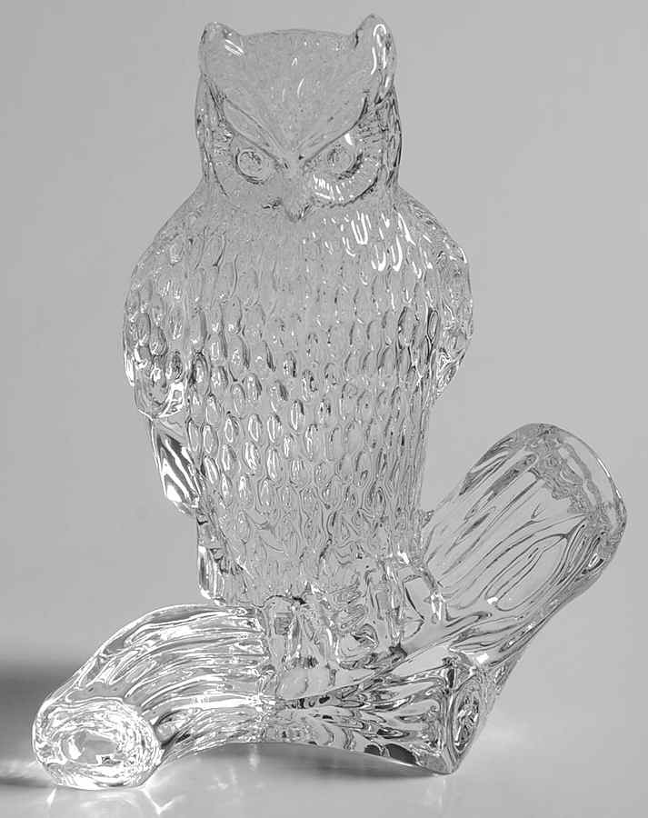 Waterford Crystal Figurine Barn Owl - No Box by Waterford Crystal-1