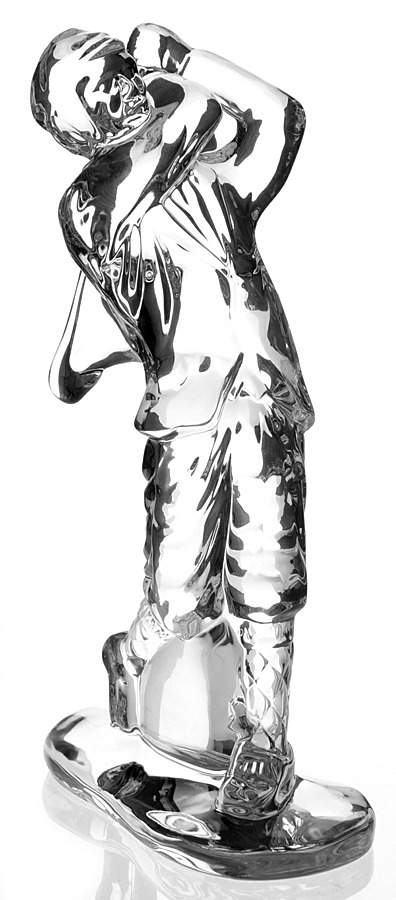 Waterford Crystal Figurine Male Golfer - Boxed by Waterford Crystal-1