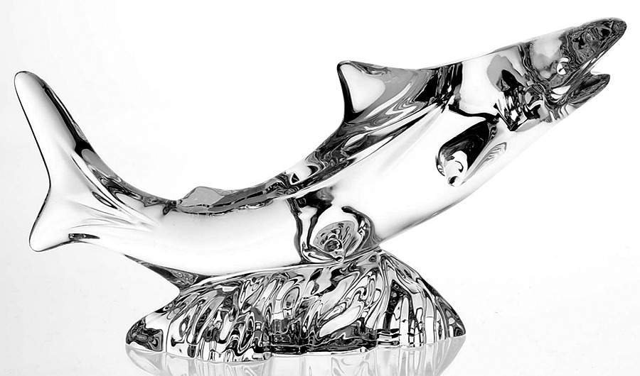 Waterford Crystal Figurine Shark - Boxed by Waterford Crystal-1