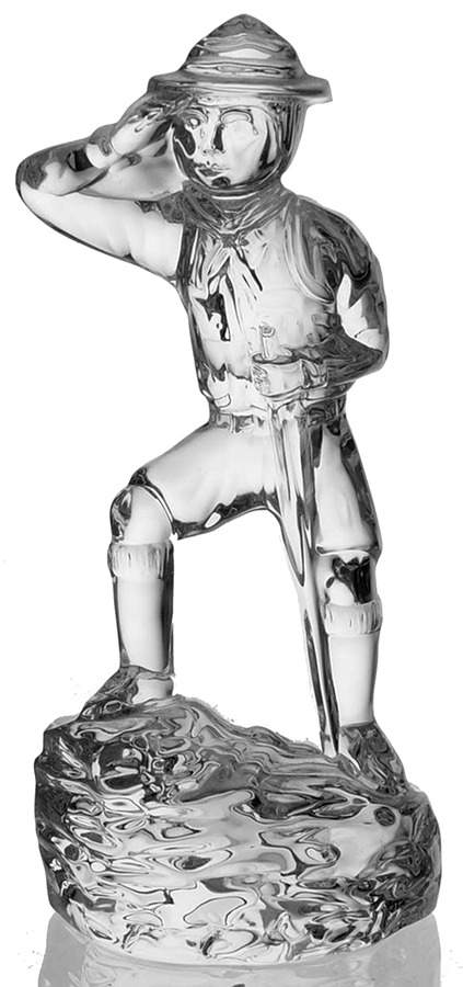 Waterford Crystal Figurine Tommy Tenderfoot-Hiker - No Box by Waterford Crystal-1