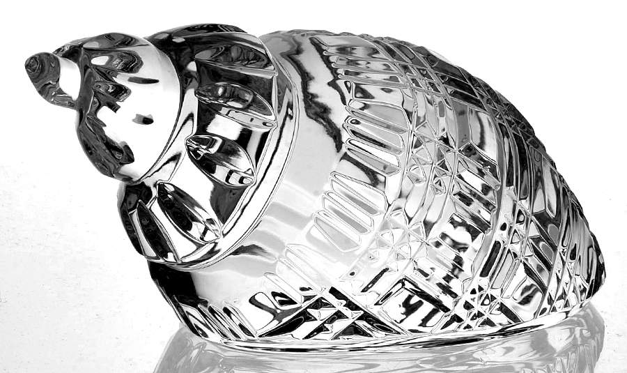 Waterford Crystal Paperweight Conch Shell - No Box by Waterford Crystal-1