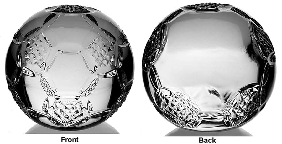 Waterford Crystal Paperweight Soccer Ball - No Box by Waterford Crystal-1