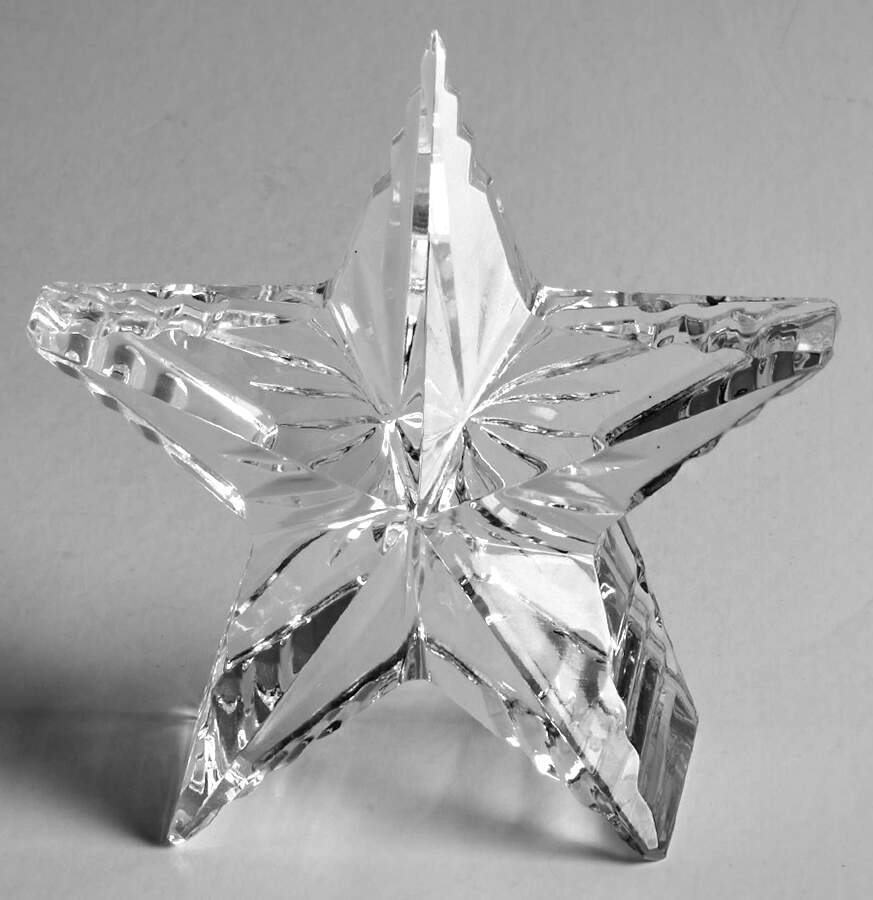 Waterford Crystal Paperweight Star - No Box by Waterford Crystal-1