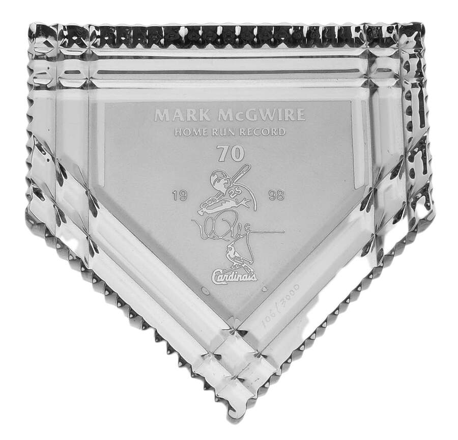 Waterford Crystal Paperweight Mark McGwire- Home Plate - No Box by Waterford Crystal-1