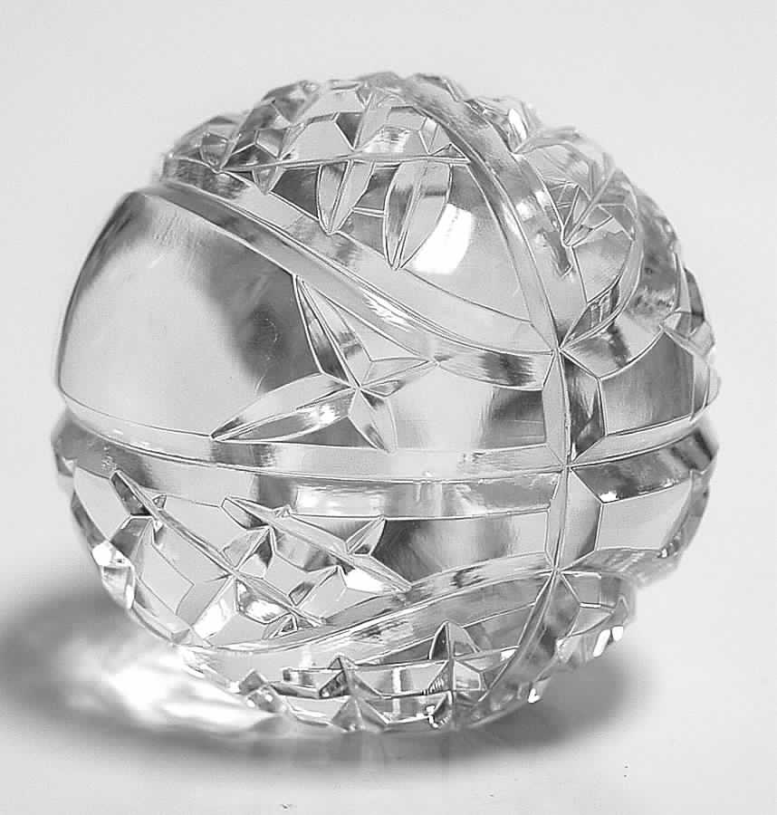 Waterford Crystal Paperweight Basketball - Boxed by Waterford Crystal-1