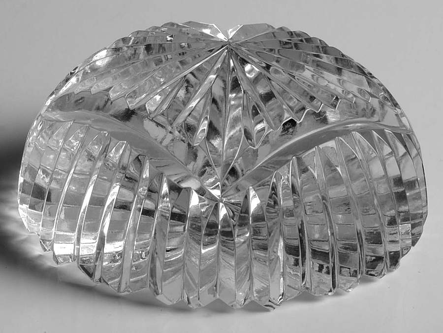 Waterford Crystal Paperweight Round Dome Paperweight Cut  -H-1 3/4" - Boxed by Waterford Crystal-1