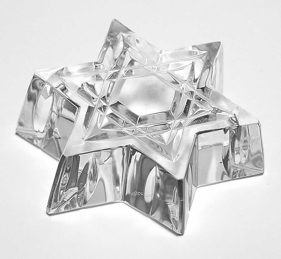 Waterford Crystal Paperweight Star Of David - Boxed by Waterford Crystal-1