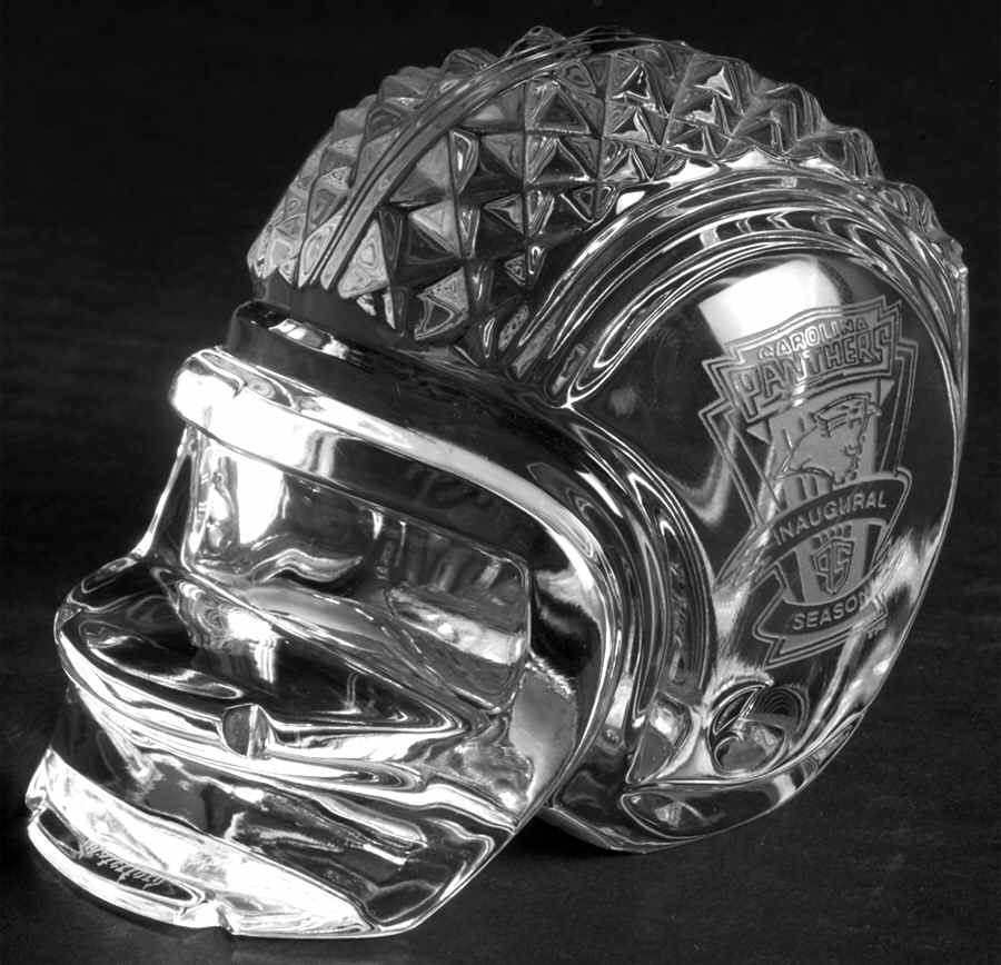 Waterford Crystal Paperweight Carolina Panthers Inaugural Season - No Box by Waterford Crystal-1