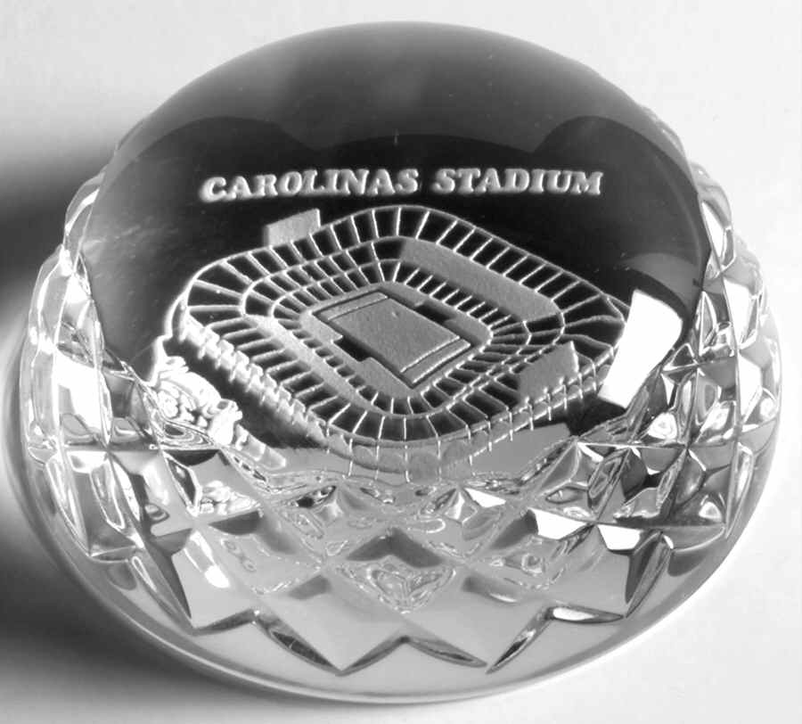 Waterford Crystal Paperweight Carolina's Stadium Inaugural Season - No Box by Waterford Crystal-1