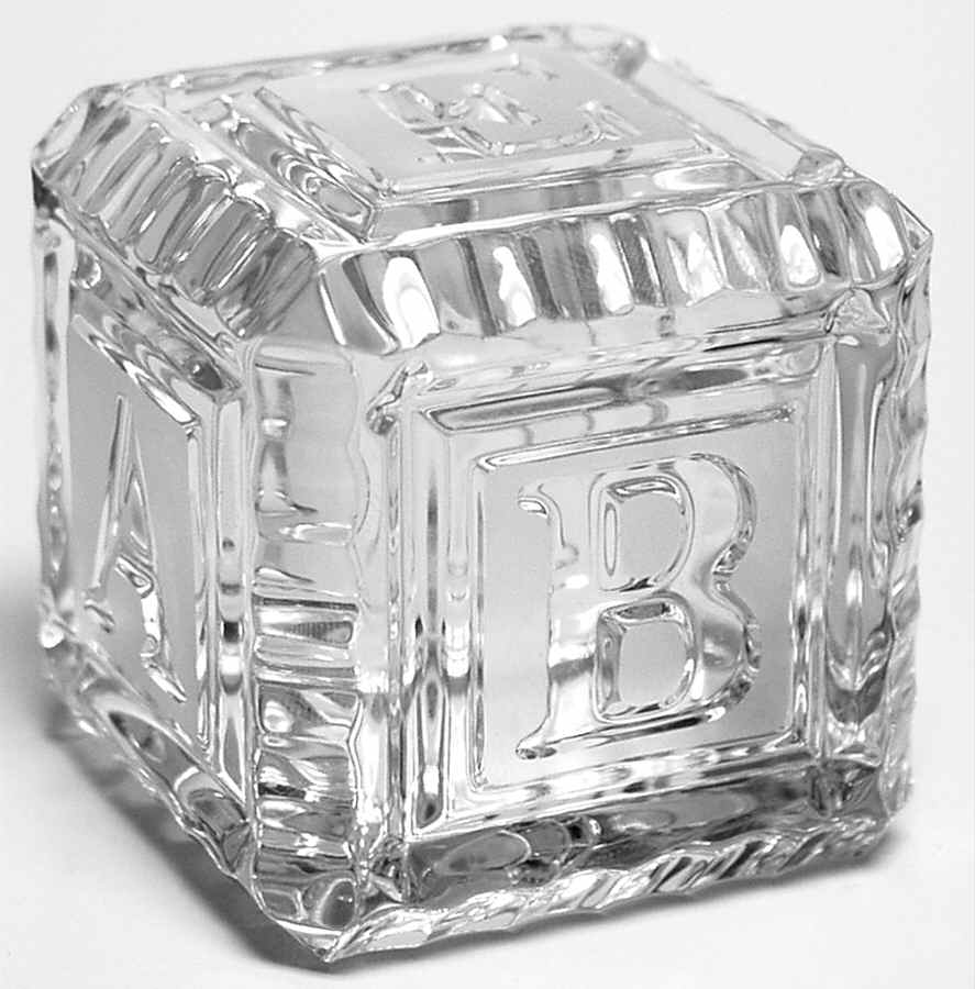 Waterford Crystal Paperweight Abc Block - No Box by Waterford Crystal-1