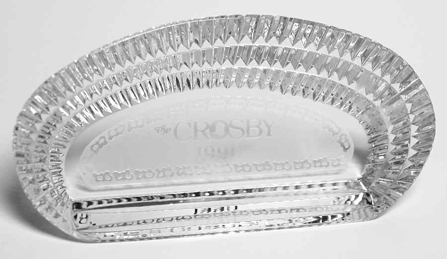 Waterford Crystal Paperweight Crosby - No Box by Waterford Crystal-1