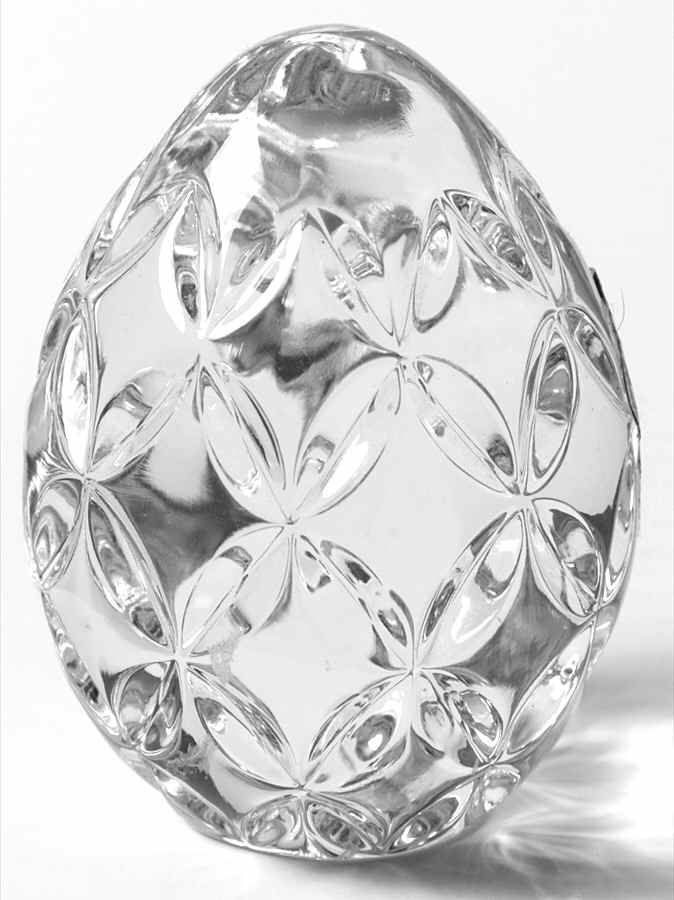 Waterford Crystal Paperweight Egg-Clear  - Boxed by Waterford Crystal-1