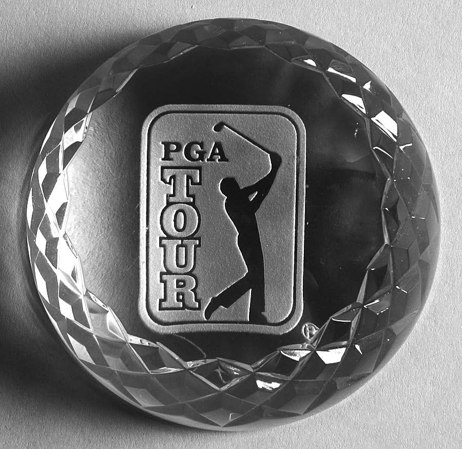 Waterford Crystal Paperweight Dome-Pga Tour - No Box by Waterford Crystal-1