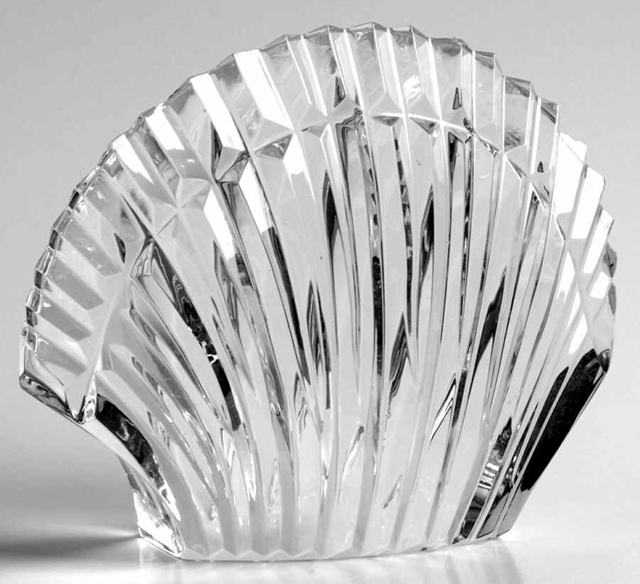 Waterford Crystal Paperweight Shell Large - No Box by Waterford Crystal-1
