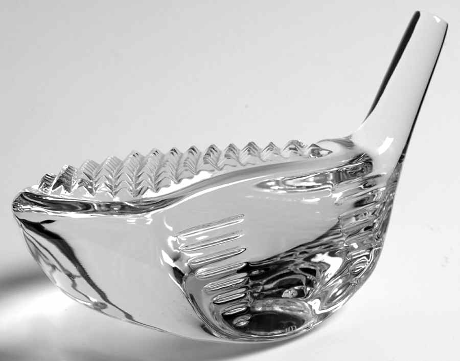Waterford Crystal Paperweight Golf Driver Head - No Box by Waterford Crystal-1