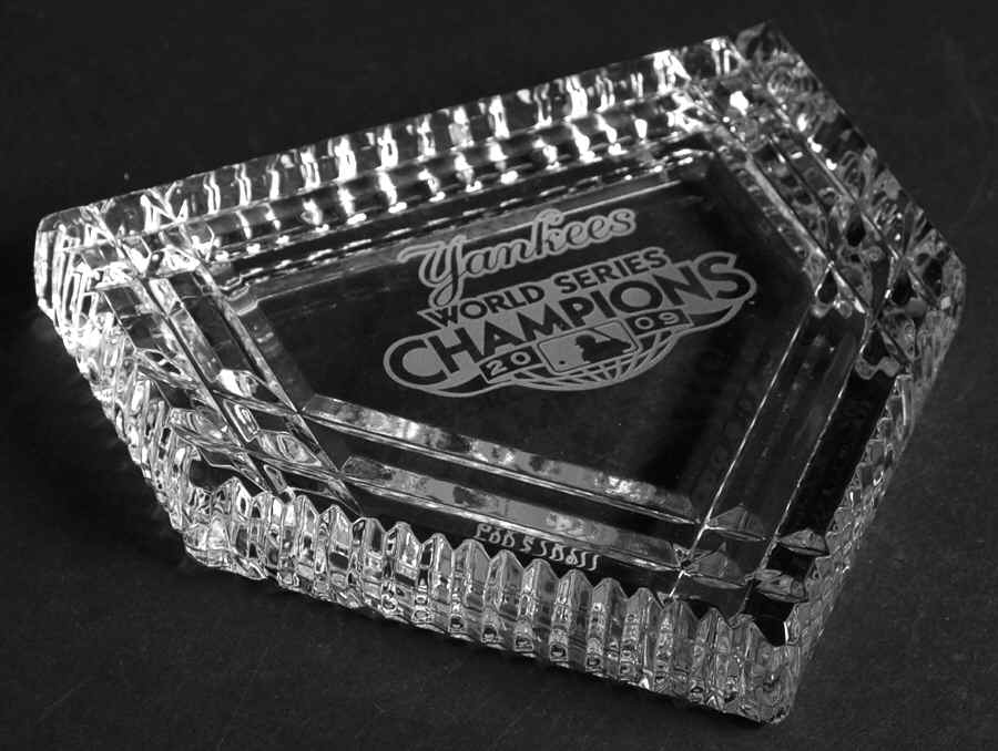 Waterford Crystal Paperweight World Series Yankee-Home Plate - No Box by Waterford Crystal-1