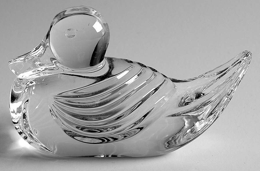 Waterford Crystal Paperweight Duck - No Box by Waterford Crystal-1