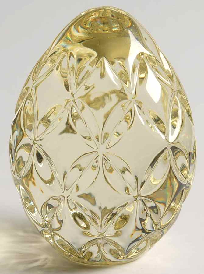 Waterford Crystal Paperweight Egg-Yellow  - Boxed by Waterford Crystal-1