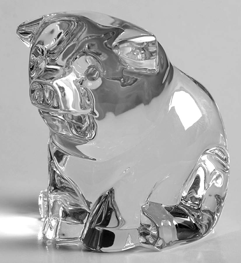 Waterford Crystal Paperweight Pig - No Box by Waterford Crystal-1