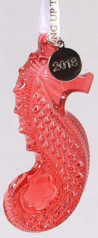 Seahorse Annual Ornament Seahorse - Red - Boxed by Waterford Crystal-1