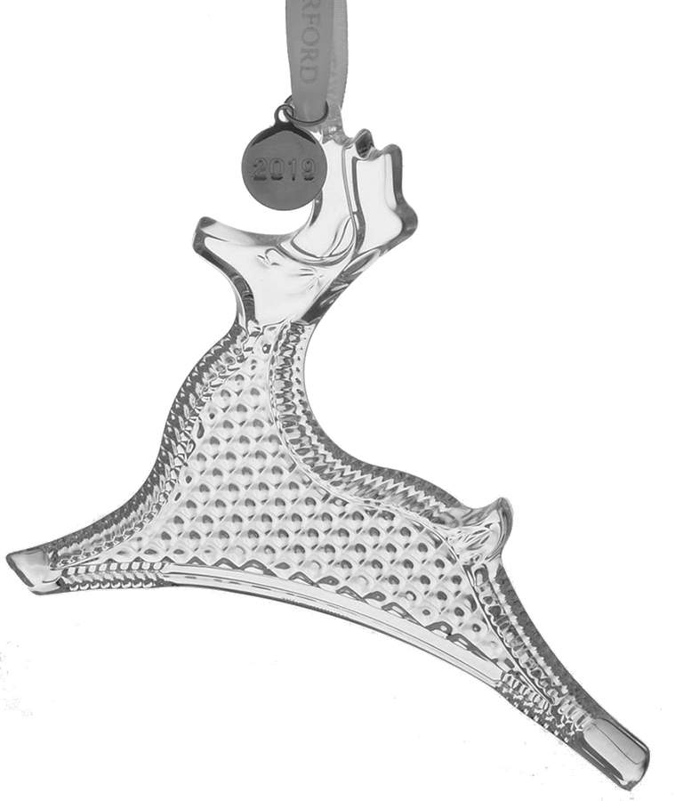Waterford Christmas Ornament Dancing Reindeer - Boxed by Waterford Crystal-1