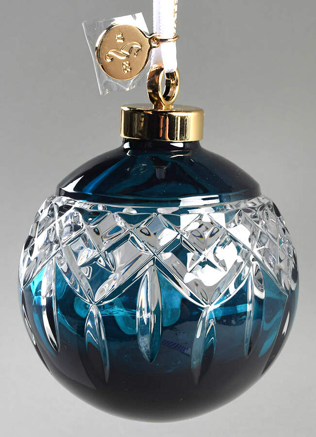 Waterford Christmas Ornament Lismore Bauble Fjord - Boxed by Waterford Crystal-1