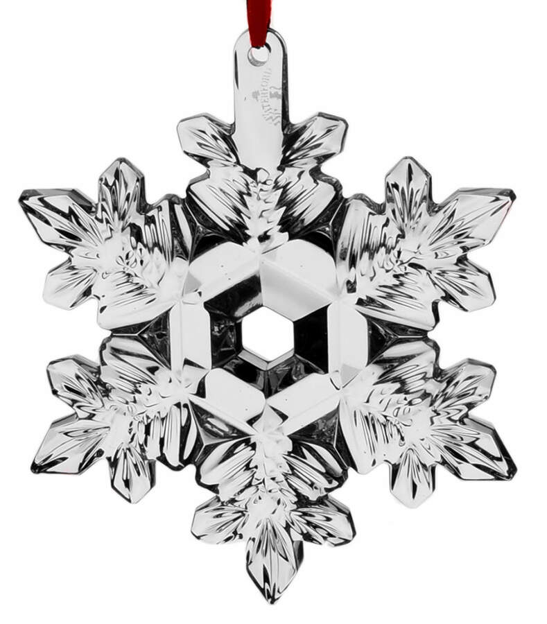 Waterford Christmas Ornament Snowflake - No Box 233a by Waterford Crystal-1