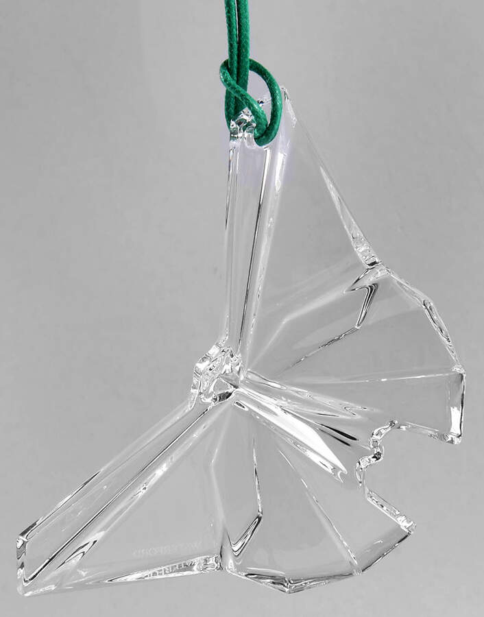 Waterford Christmas Ornament Origami Butterfly - No Box by Waterford Crystal-1