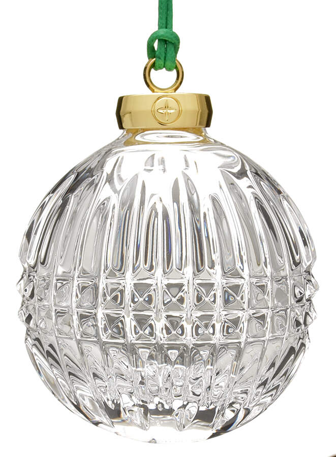 Waterford Christmas Ornament Lismore Diamond Bauble- Clear - Boxed by Waterford Crystal-1
