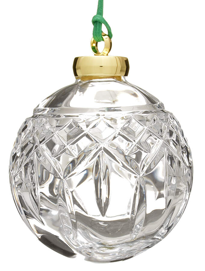 Waterford Christmas Ornament Lismore Bauble- Clear - Boxed by Waterford Crystal-1