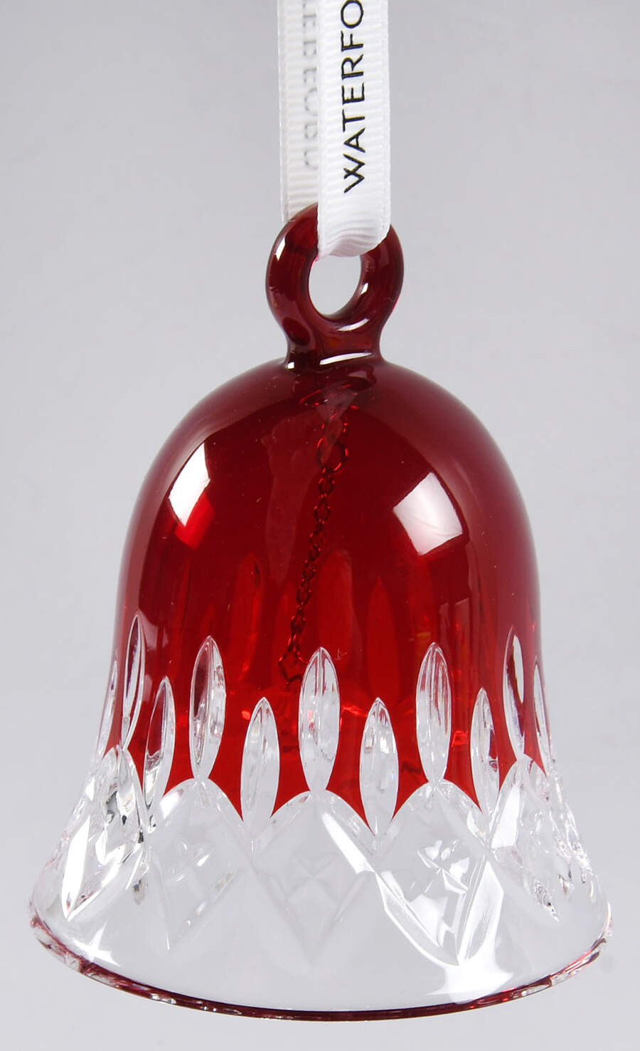 Waterford Christmas Ornament Lismore Bell- Red - No Box by Waterford Crystal-1