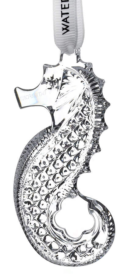 Waterford Christmas Ornament Seahorse Ornament - No Box by Waterford Crystal-1