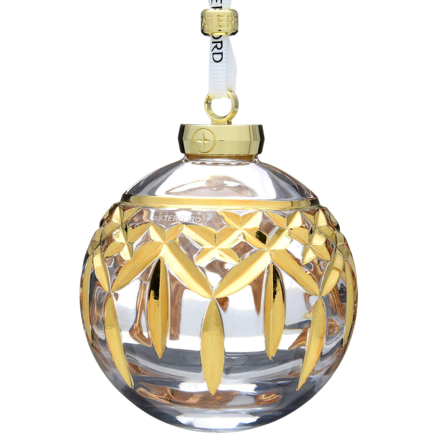Waterford Christmas Ornament Lismore Bauble- Gilded - No Box by Waterford Crystal-1