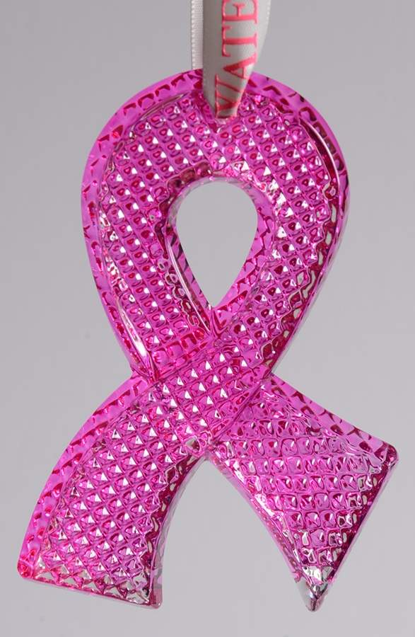Waterford Christmas Ornament Breast Cancer Pink Hope - Boxed by Waterford Crystal-1