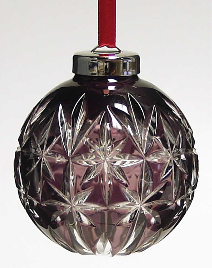 Cased Crystal Ball Collection Cased Amethyst Crystal Ball - Boxed by Waterford Crystal-1