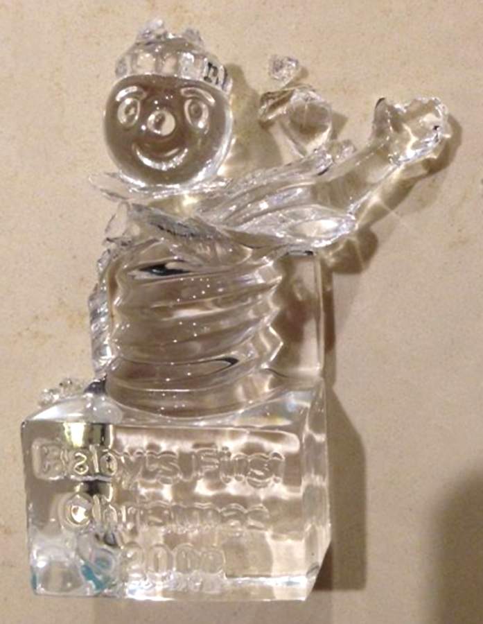 Waterford Christmas Ornament Baby's First-2000/Exclusive - Boxed by Waterford Crystal-1
