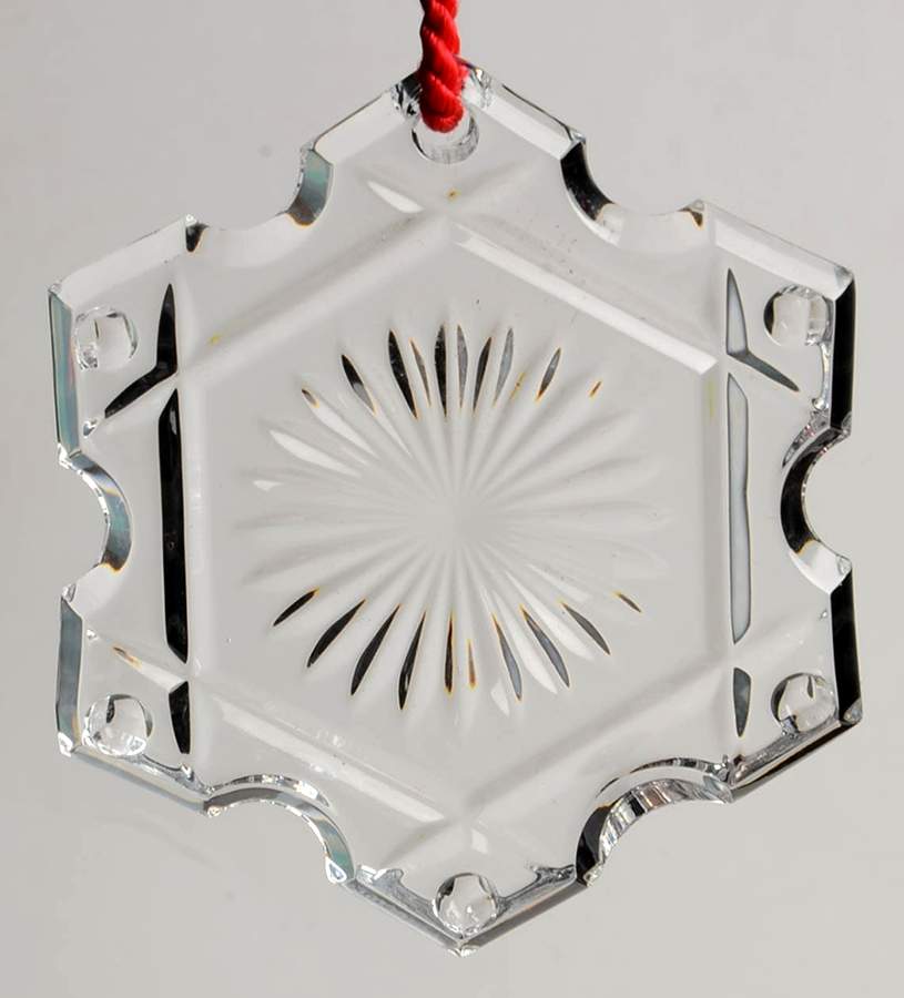 Waterford Christmas Ornament Snowflake - No Box by Waterford Crystal-1
