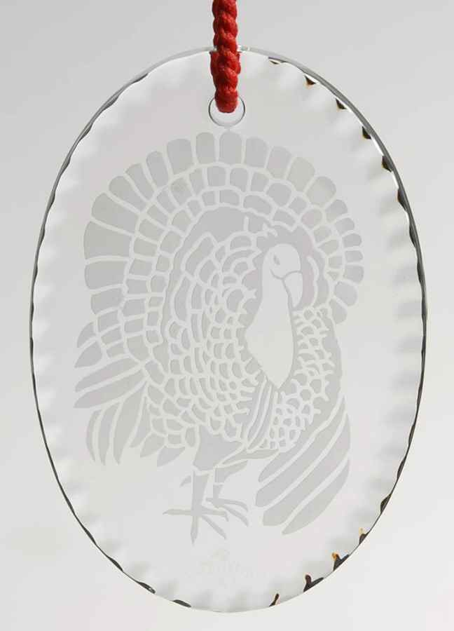Waterford Christmas Ornament Turkey Crystal Ornament - Boxed by Waterford Crystal-1