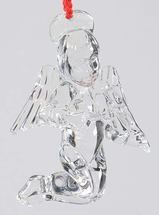 Waterford Christmas Ornament Musical Cherub - Boxed by Waterford Crystal-1